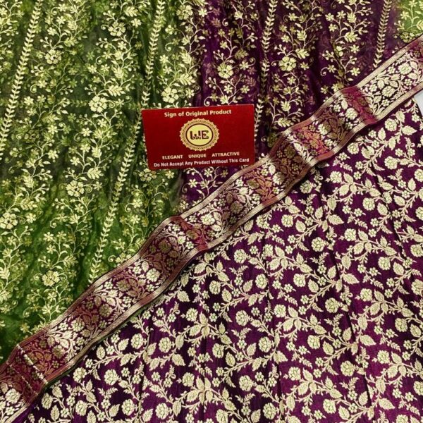 Wedding Wear Designer Banarasi Khimkhwab Gharara Suit