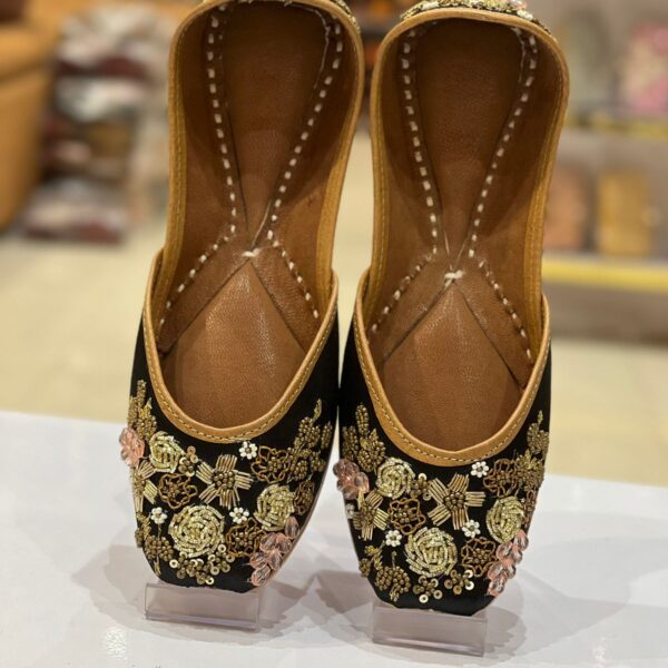Beautiful Handcrafted Punjabi Jutti Hand Embroidered Work For Women