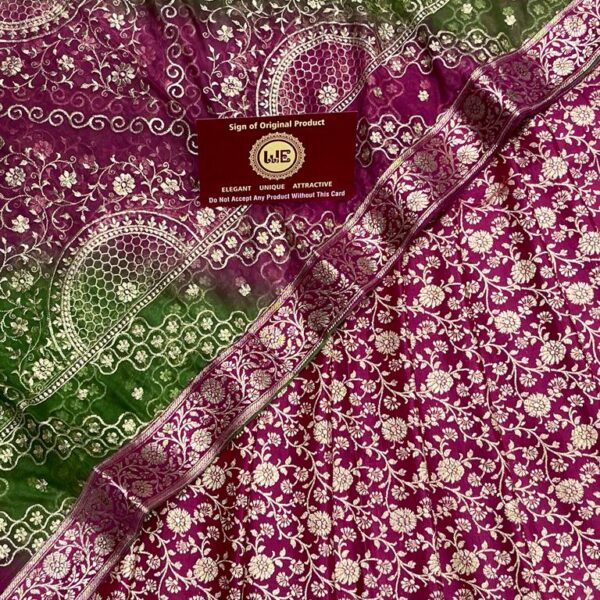 Wedding Wear Designer Banarasi Khimkhwab Gharara Suit