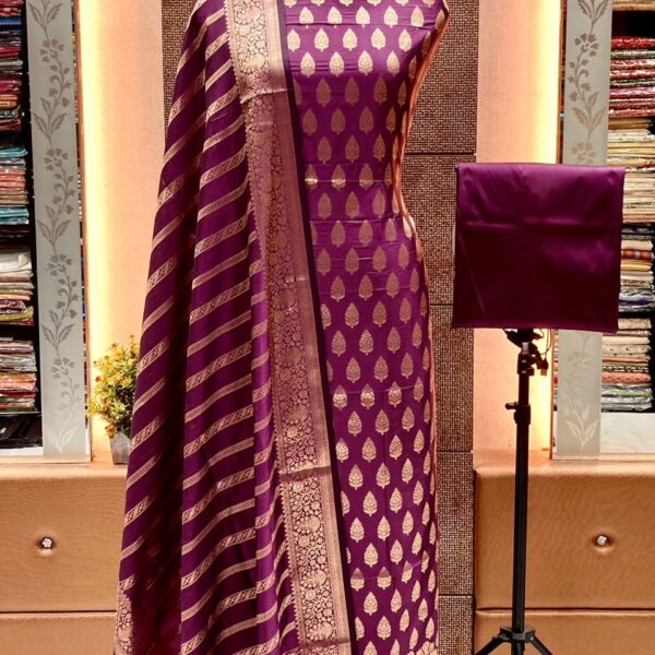 Banarasi Silk Suit Fabric 4