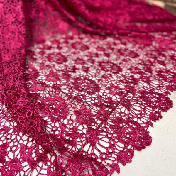 Imported heavy quality allover cutwork
