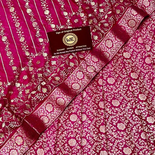 Wedding Wear Designer Banarasi Khimkhwab Gharara Suit