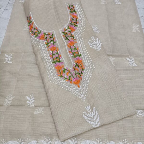 Kota Doriya Resham Work Unstitched Suits