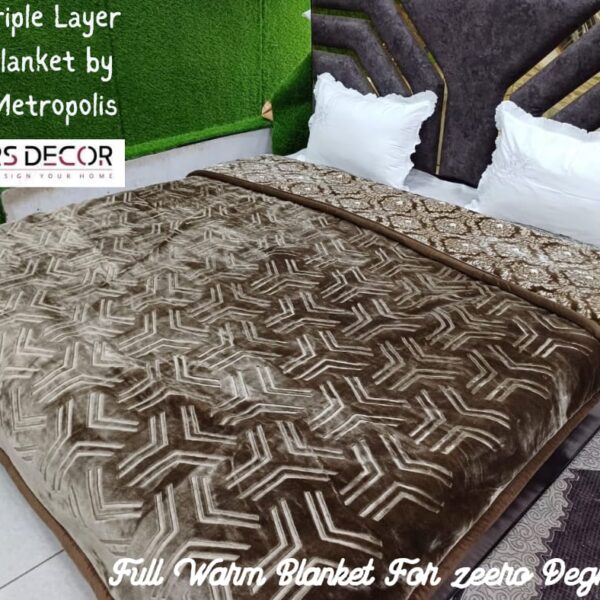 Double Bed Triple Layer Blanket Code28.3Kri