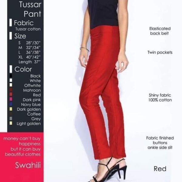Women's Tussar Pants