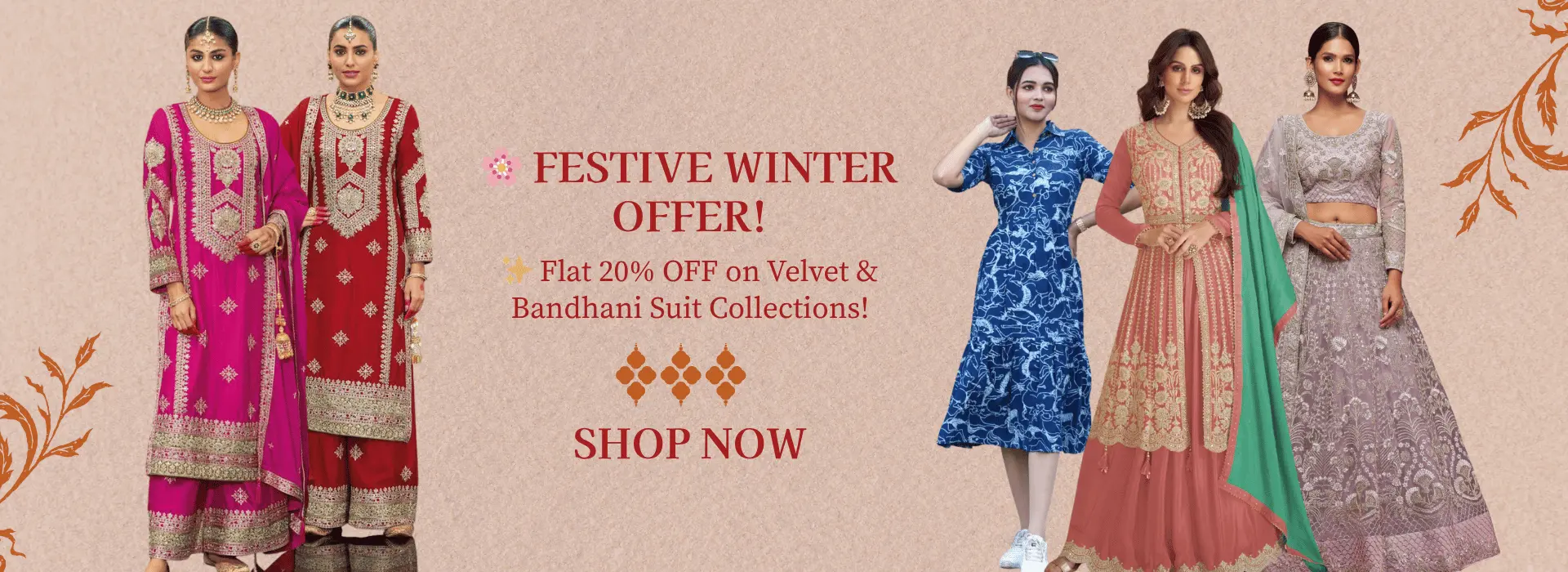 Red And Orange Elegant Collection Launch Banner (1920 x 700 px) (1)