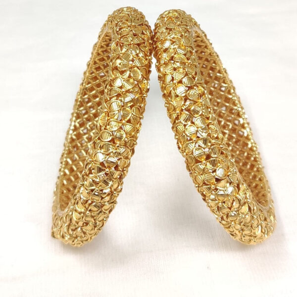 Bangles Kara Set In Rajwadi Polish