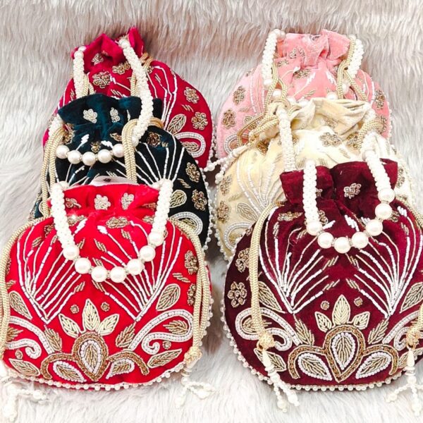 POTLI HAND EMBROIDERY WORK