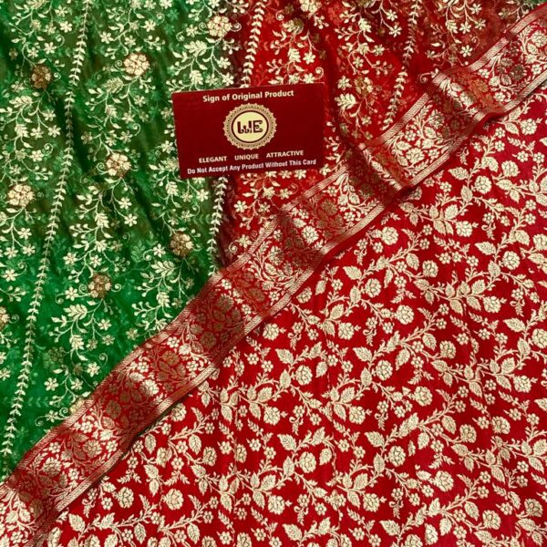 Wedding Wear Designer Banarasi Khimkhwab Gharara Suit