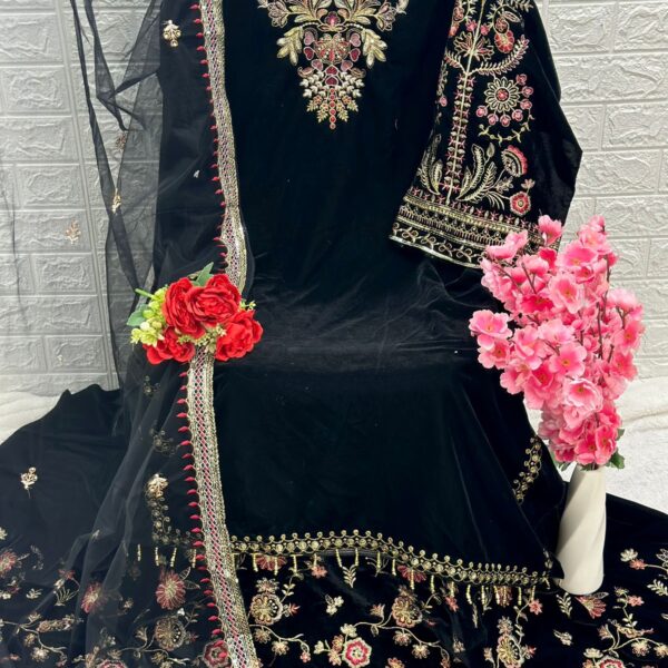 Velvet with Heavy Embrodered Suit