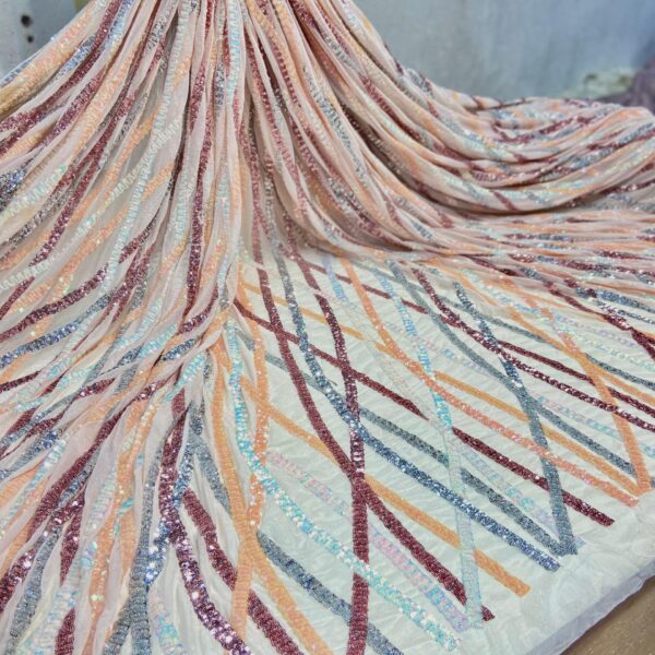 Imported multi sequins lines