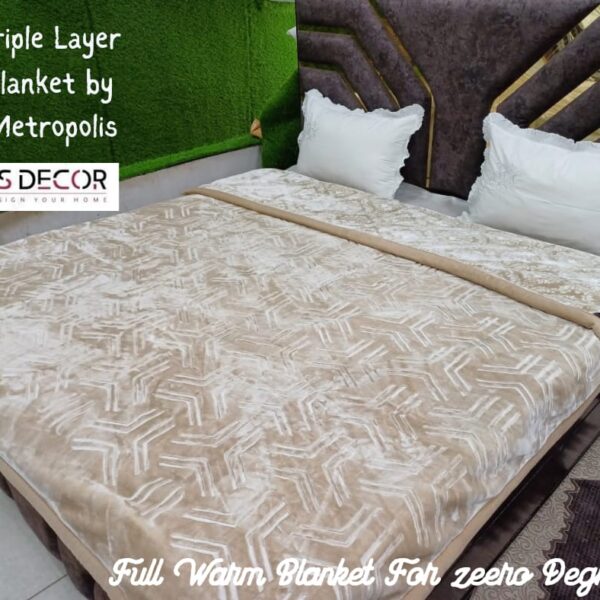 Double Bed Triple Layer Blanket Code28.3Kri