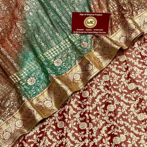 Wedding Wear Designer Banarasi Khimkhwab Gharara Suit