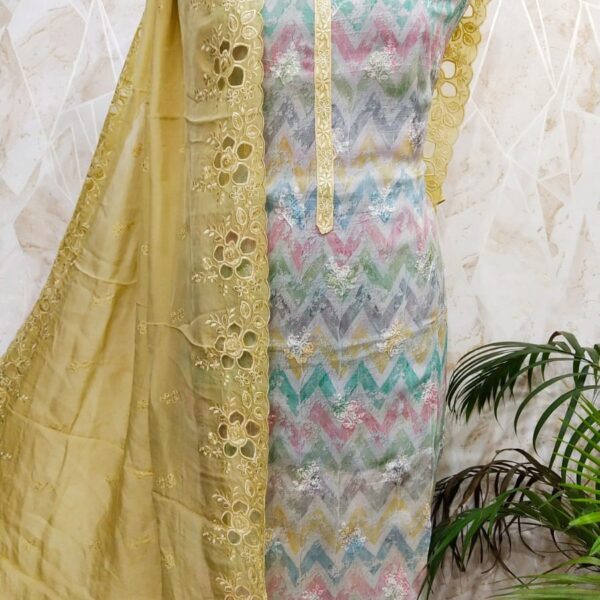 Designer Organza Heavy Suits