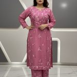 Chikankari Kurtis and Pant Set