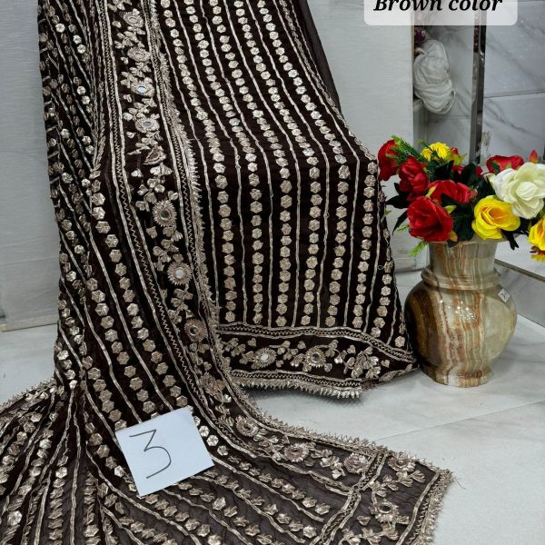 Pakisatni Gotapatti Chiffon Suits