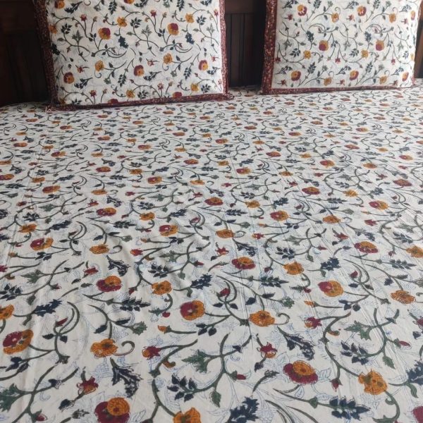 Rajasthani hand block printing bedsheet collection   ( snare99110f)