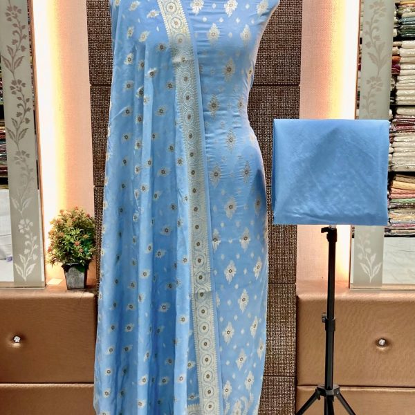 Pure Banarasi Chiniya Silk Suits(Soft material)