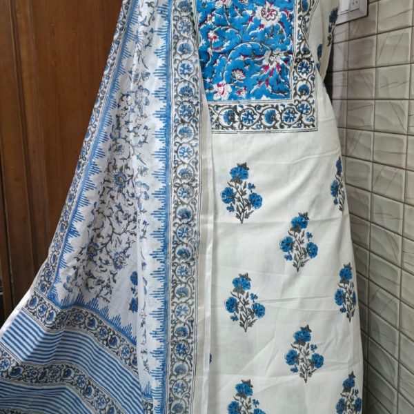 Saahiba Collection - Hand Block Printed Cotton Suits