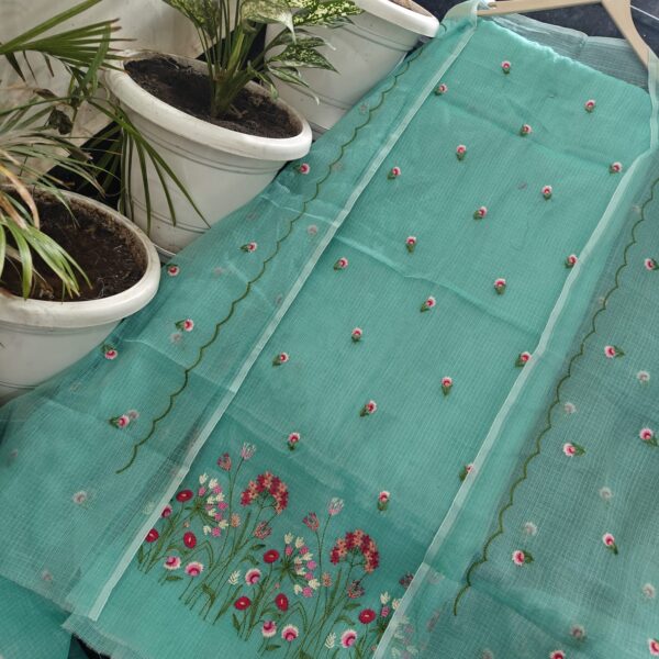 Kota Doria Mix Cotton Dress Material