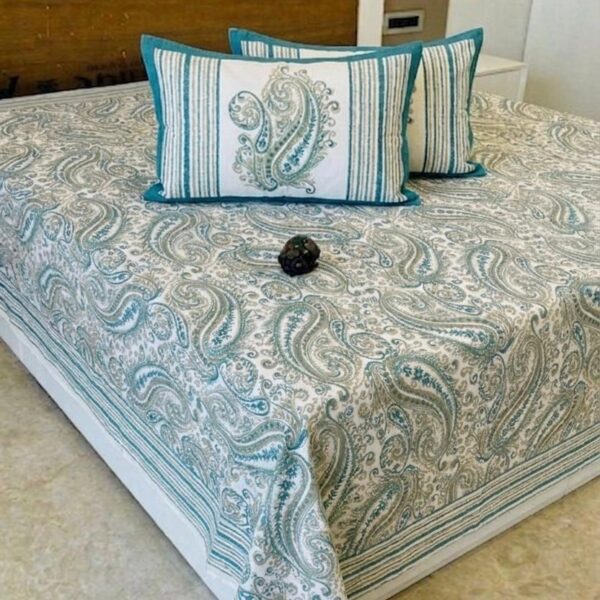 RANG BAHAR HANDLOOM – SUPER KING SIZE BEDSHEET